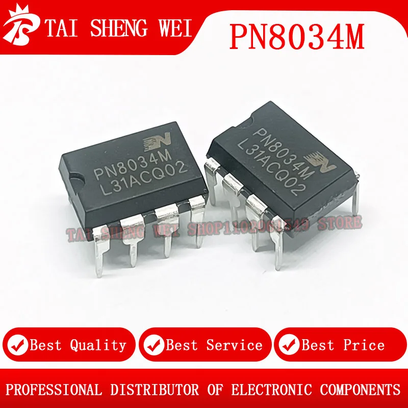 

10 шт. PN8034M PN8034 8034 DIP-7 DIP7 новый оригинальный