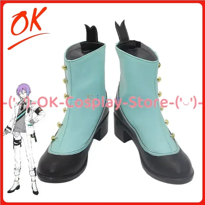 [حسب الطلب] مشروع Sekai الملونة المرحلة Kamishiro Rui تأثيري أحذية أنيمي لعبة لعب الأدوار الدعامة هالوين حفلة بولي Boots الأحذية الجلدية