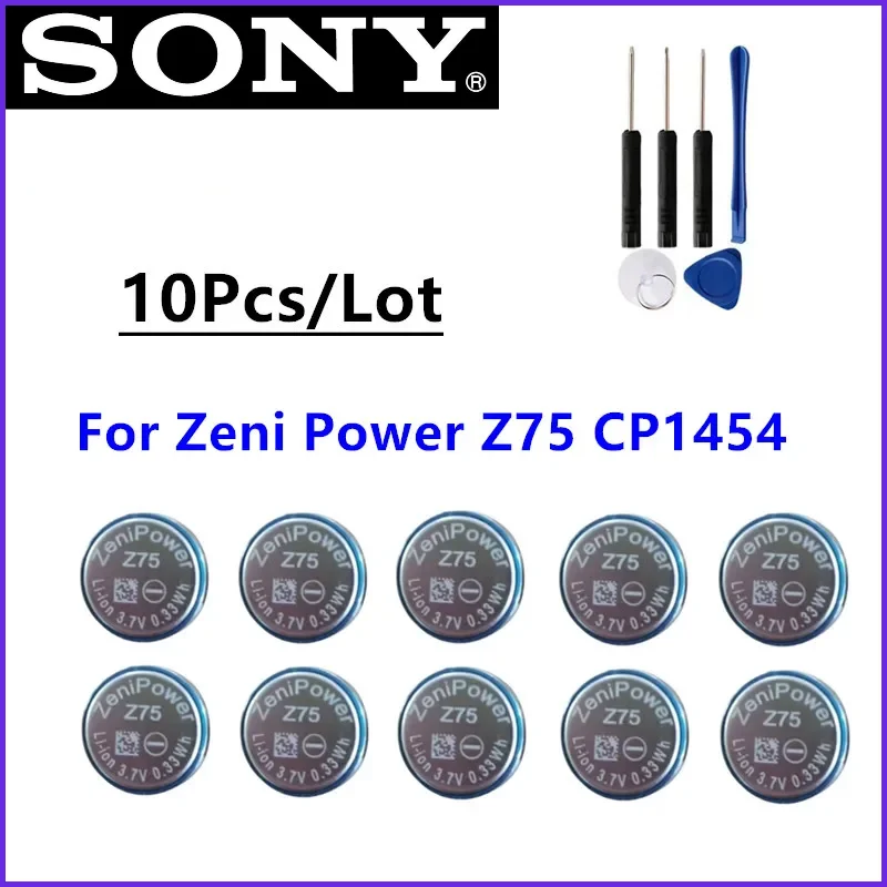 10pcs/lot New 100% Original Battery New CP1454 3.7v 95mah For ZeniPower Z75 Battery for Tws Earphone