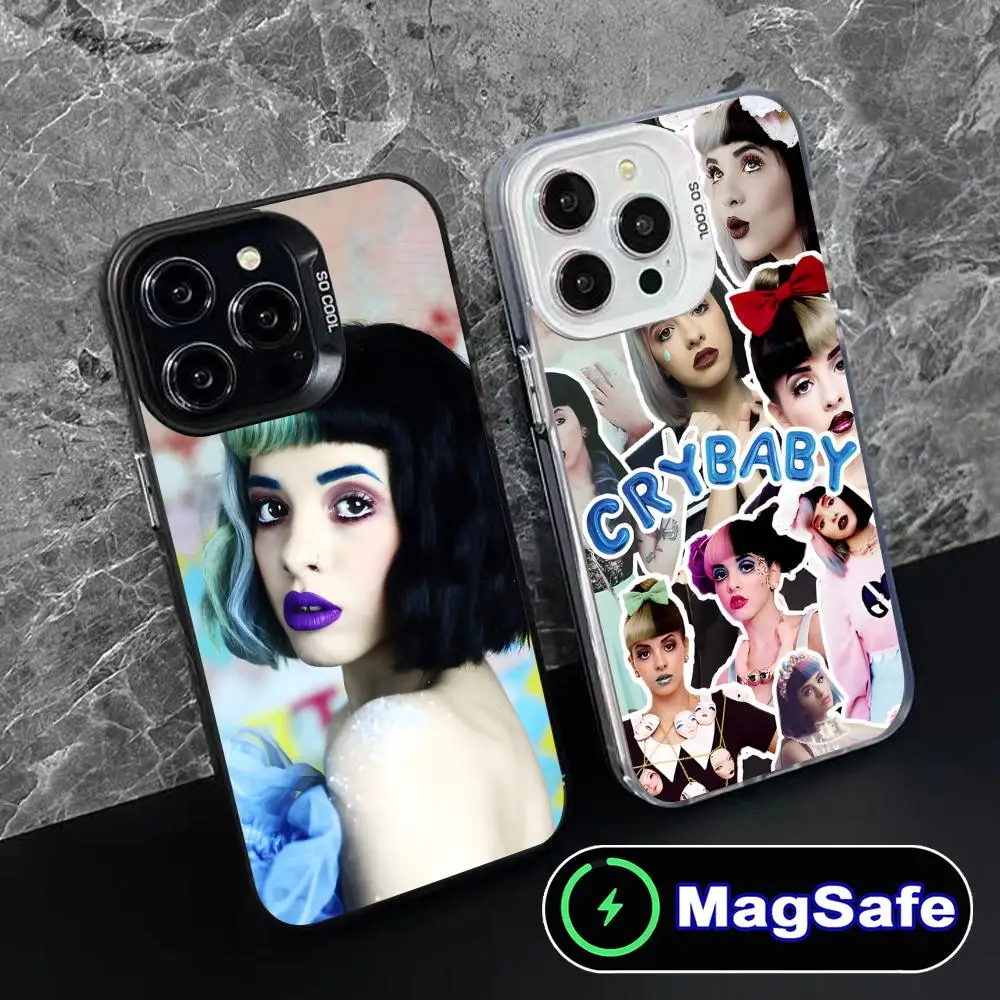 

Чехол для мобильного телефона Melanie Martinez для iPhone 16, 15, 14, 13, 12, 11 Pro Max Plus MagSafe, полупрозрачный цветной защитный красивый роскошный чехол
