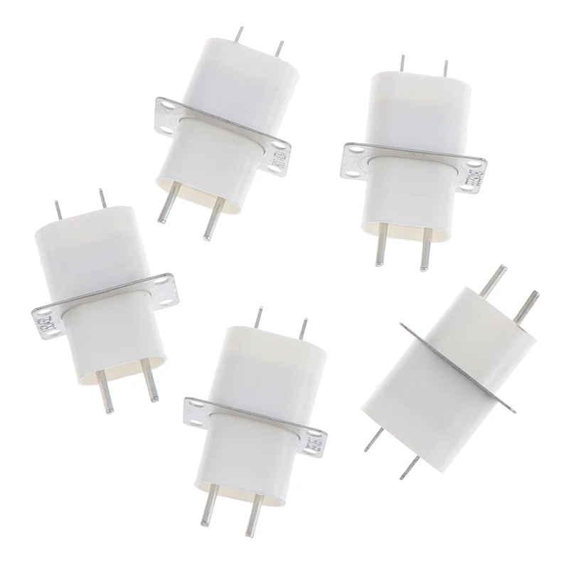 5Pcs Electronic Microwave Oven Magnetron 4 Filament Pin Sockets Converter Home