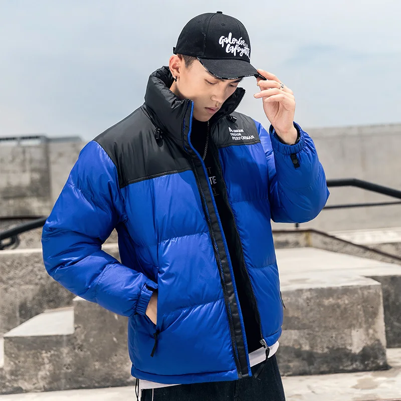 

Мужская утепленная пуховая куртка 2025: Новинка, трендовый бренд, яркая поверхность, зимняя, модная, молодежная, с наполнителем из белого пуха