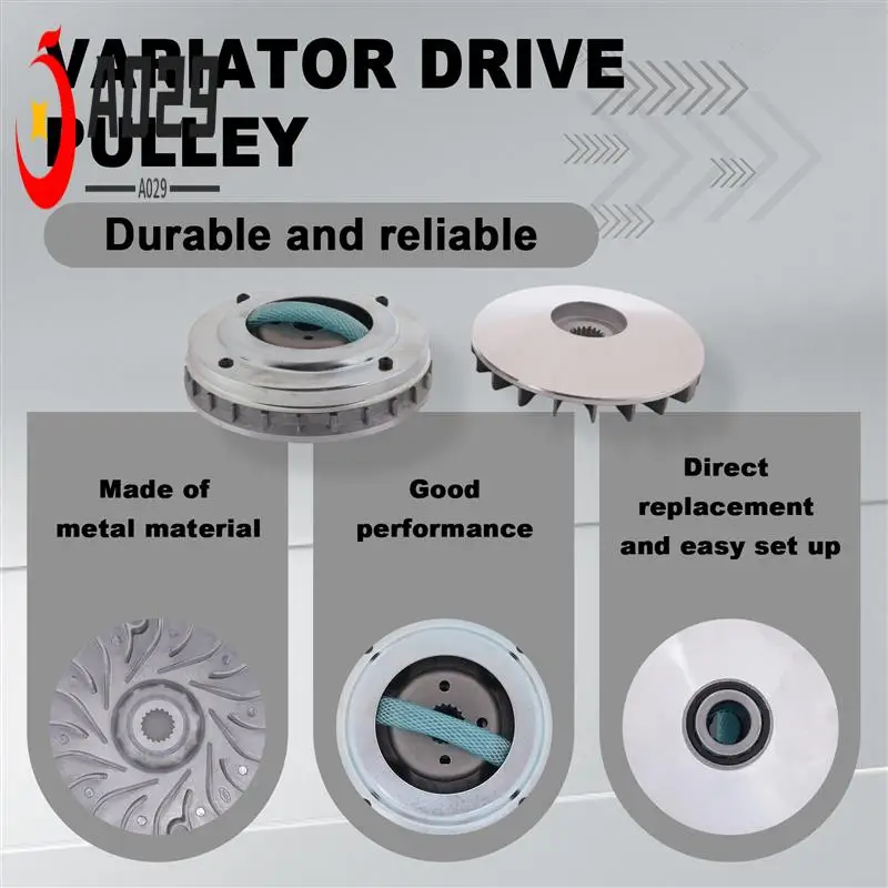 

A029-Variator Drive Pulley Fan For LINHAI Yamaha YP250 LH250 ATV QUAD Drive Wheel Assy Parts