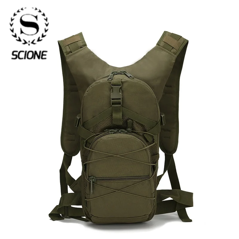 Scione Men's Backpack Waterproof Oxford Casual Cycling Riding Climbing Camouflage Travel Bag Womens Traveling Backpack Bag