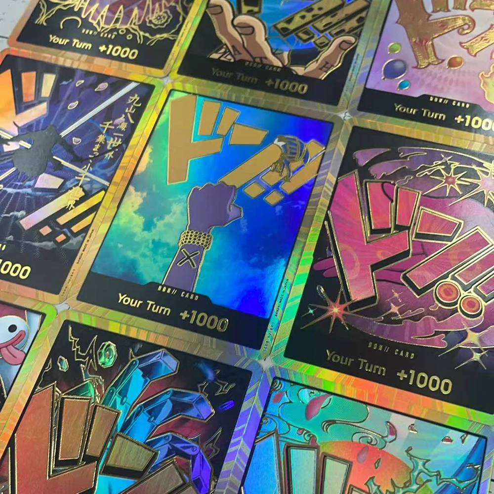 

OPCG TCG GOLD DON! Коллекционная карта The Best PRB-01 English SUPER PARALLEL FOIL NM Zoro Perona Trafalgar Law Gold Flash Gifts