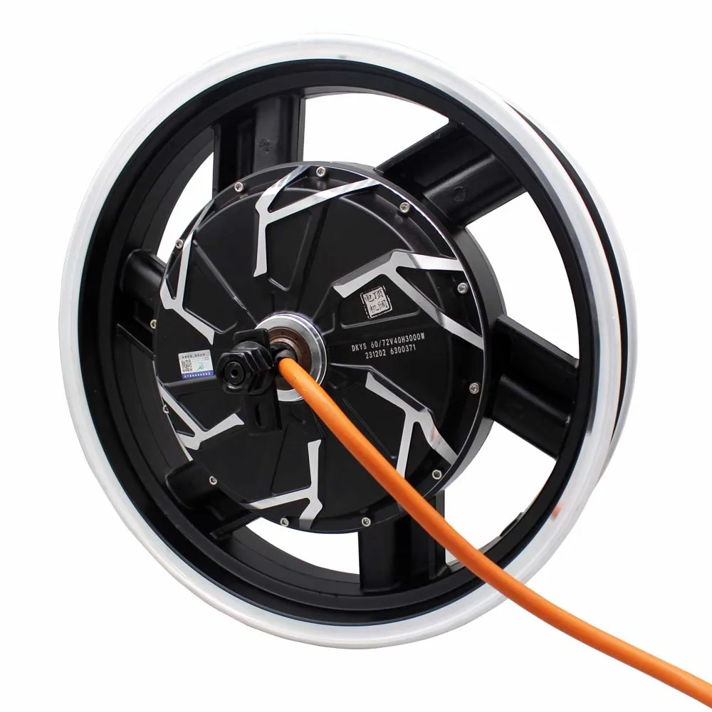 

DKYS 17 Inch V3 4000Wpro 45H48-96V Brushless Motorcycle DC Disc Brake Motor, Suitable For Electric Motorcycles
