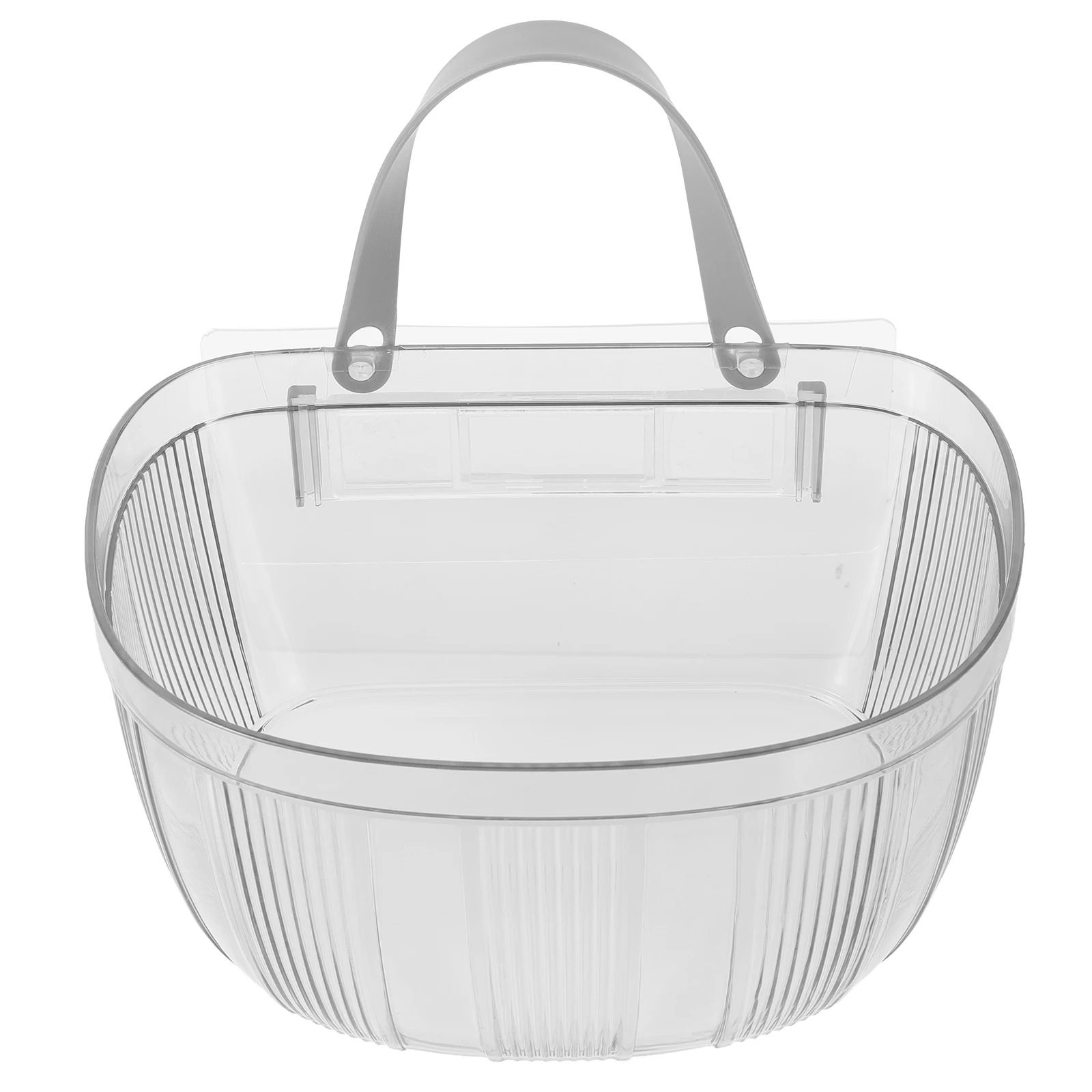 

Ginger and Garlic Storage Basket Wall Baskets with Adhesive for Kitchen Plastic Hanging Vegetable