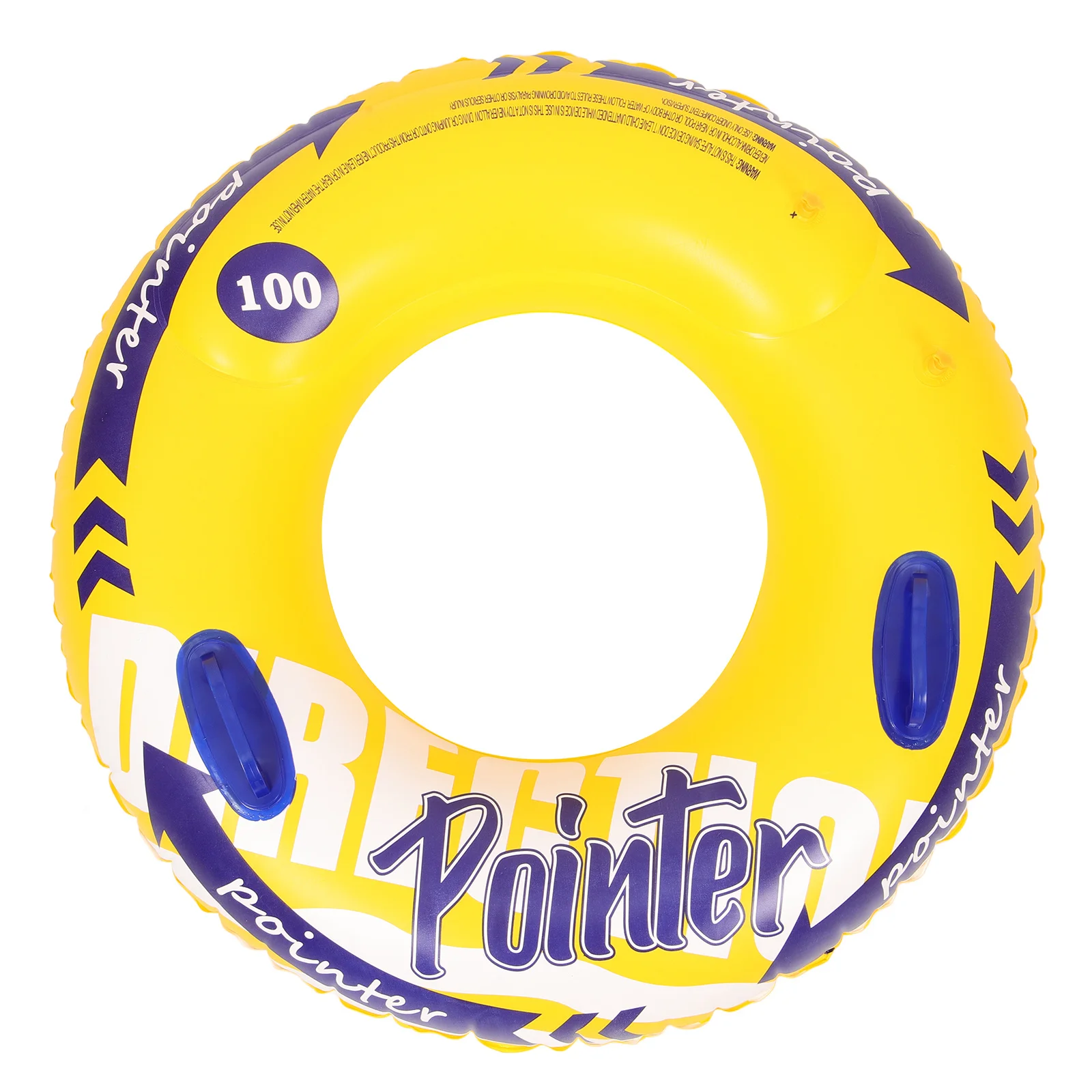 

Double Chamber Inflatable Swim For Adults Pool Float Ring With Handle Summer Swimming Accessory Beach Party Portable Pvc