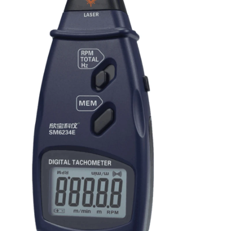 

Xinbao photoelectric tachometer SM6234E laser tachymeter / handheld tachometer non-contact tachometer with memory