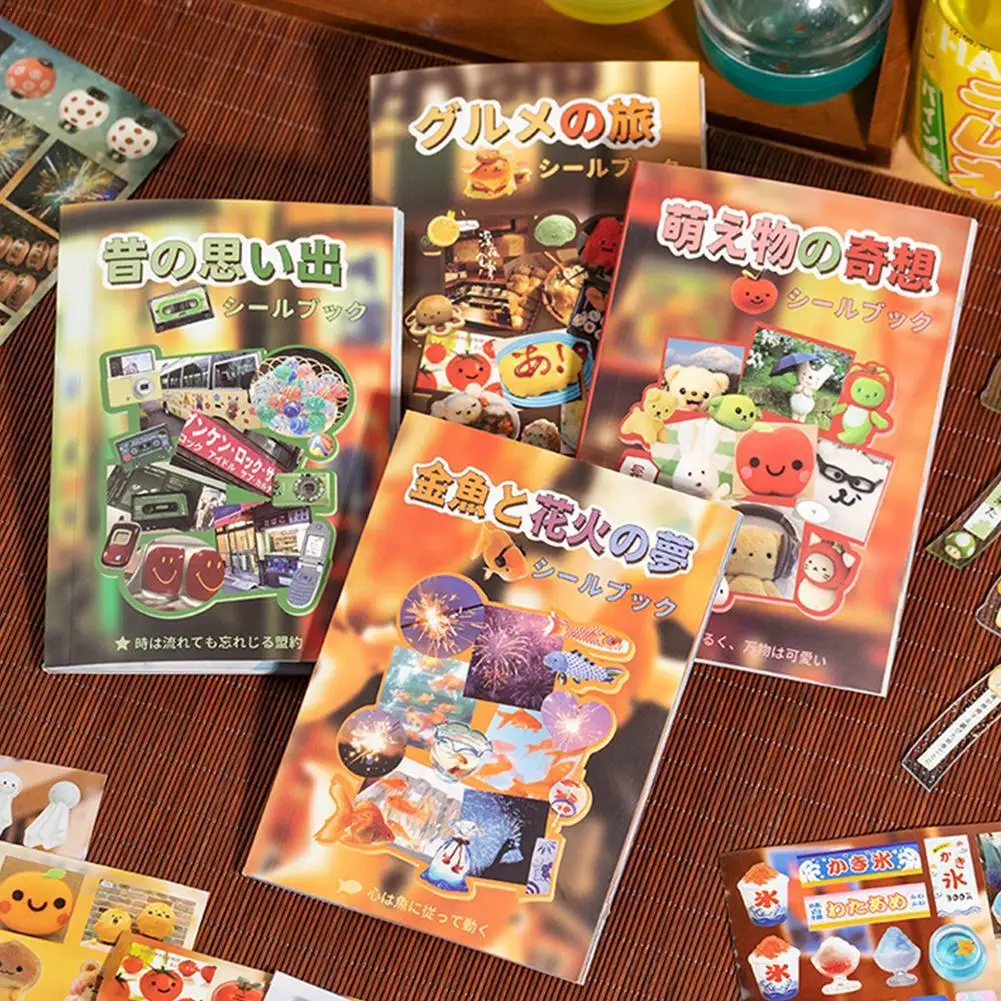 Para minkys novos memórias antigas 20 páginas ouvir memória série corte filme adesivo livro y2k adesivo diário manual scrapbooking presente