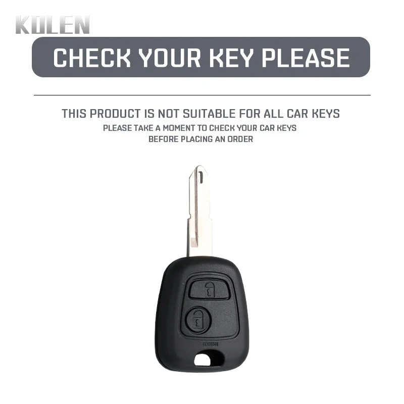 TPU Car Remote Key Case Cover Shell Fob For Peugeot 106 107 206 207 306 307 406 407 For Citroen C1 C4 Key Protection Accessories