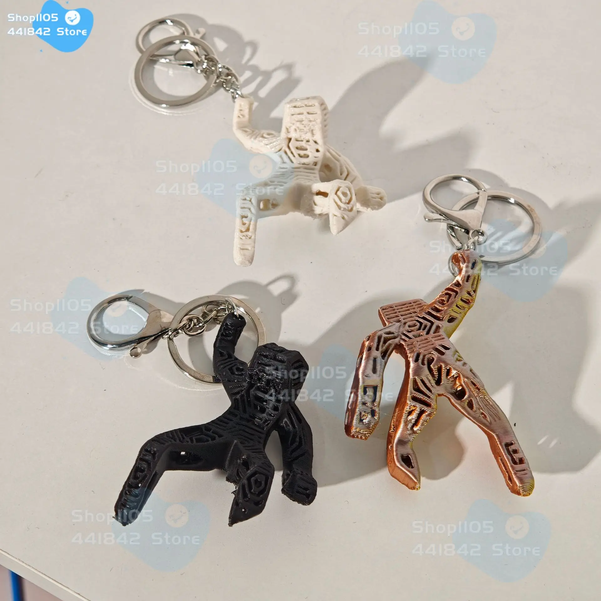 

2026 Movie Project Hail Mary Grace Rocky Cosplay Keychain Kawaii 3D Printing Keyring Key Chain Bag Accessory Ornament Prop