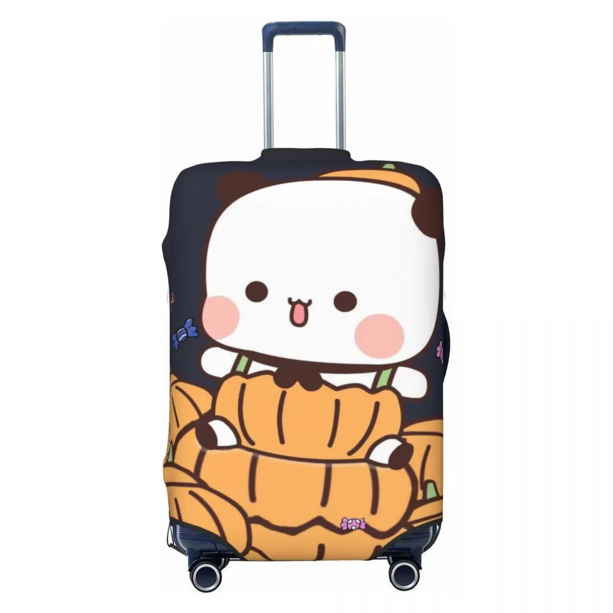 Bubu & Dudu Halloween Suitcase Cover Flight Business Useful Luggage Case Protection
