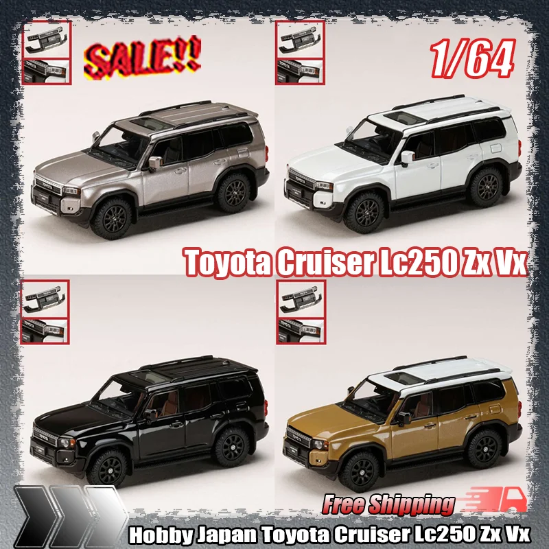 

Хобби Япония 1:64 Toyota Cruiser Lc250 Zx Vx имитация сплава миниатюрная литая модель автомобиля на заказ игрушка подарочная коллекция орнамент