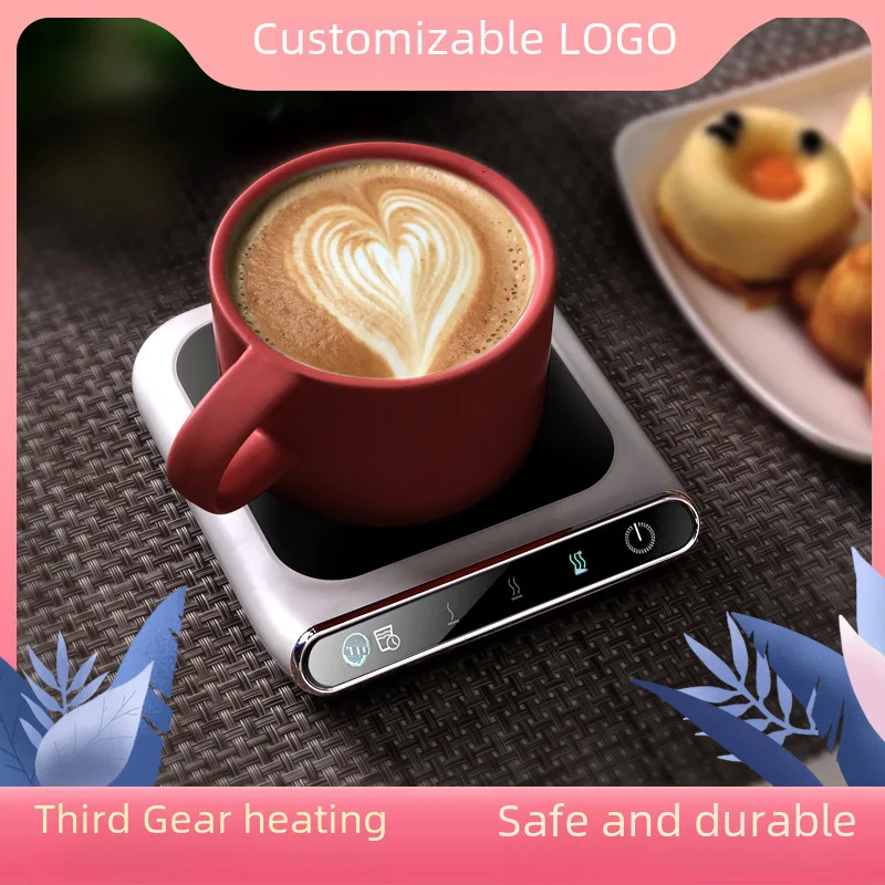 

USB Heating Coaster, 55°C Cup Warmer, Desktop Insulation, Winter Warm White