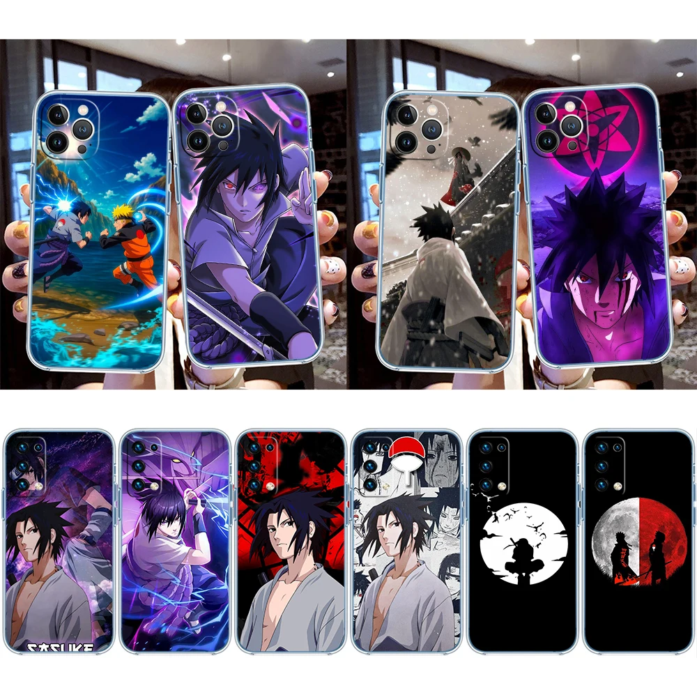 RA28 Naruto Uchiha Sasuke Custodia Per Motorola G10 G20 G30 G31 G32 G34 G35 G41 G42 G50 G51 G52 G55 G60 G60S G62 G71 G72 G75