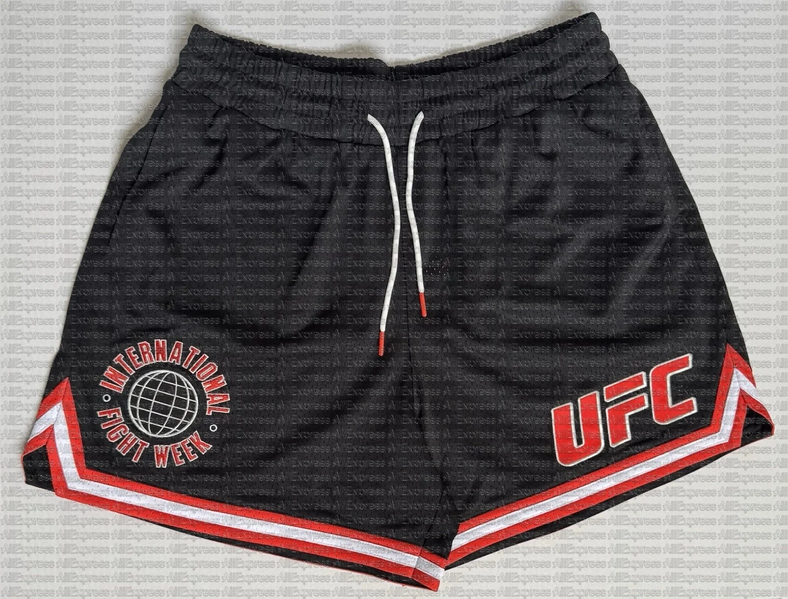 

RARE_ UFC International Fight Week Шорты для мужчин и женщин Свободные, дышащие, быстросохнущие, удобные спортивные шорты