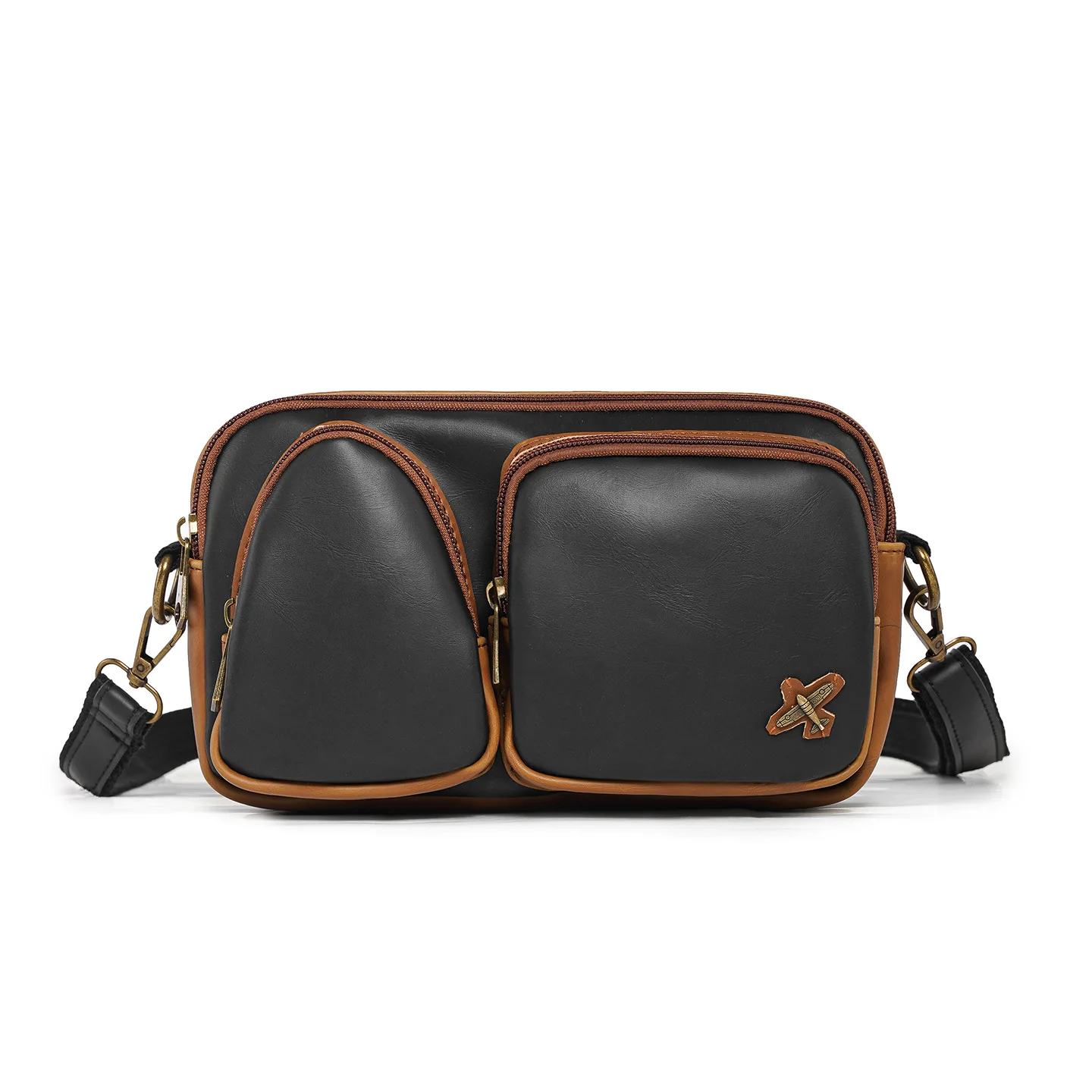 

Маленькие сумки через плечо для мужчин, винтажная мода 2025 года, корейская мужская сумка-мессенджер на слинге для телефона, квадратная сумка из искусственной кожи