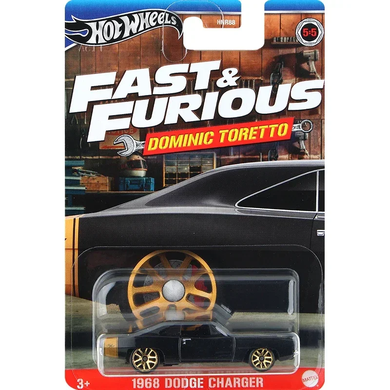 Official Hot Wheels Fast& Furious Car Dominic Toretto Boys Toys 1:64 Diecast Chevy Fleetline Dodge Charger Mazda Rx-7 Lykan Gift