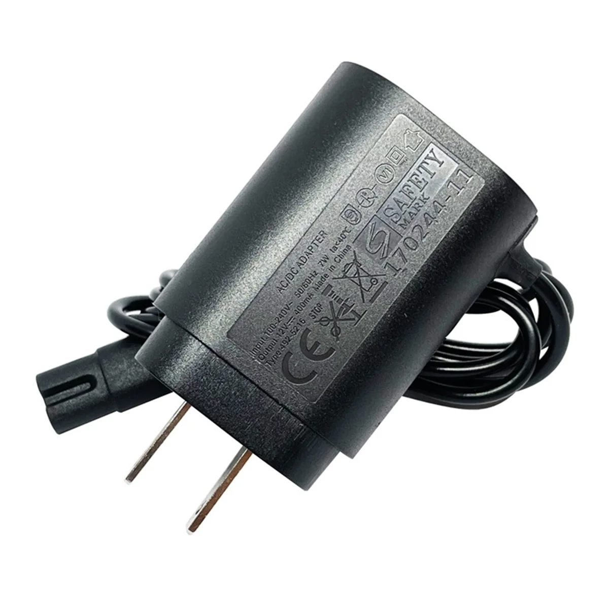 Substituir carregador de barbear 12v 0,4a para braun série s3 s5 s7 s8 s9 3010s 4775 5774 adaptador de carregador de barbeador elétrico plugue americano