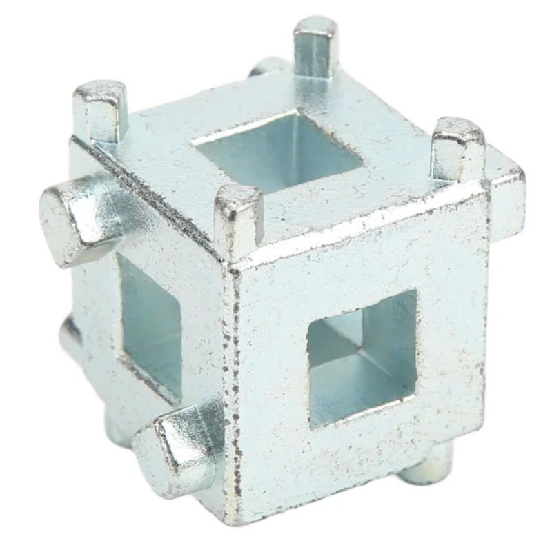 

3/8inch Professional Disc Brake Piston Remover Tool Silver Carbon Steel Wind Back Cube Calliper
