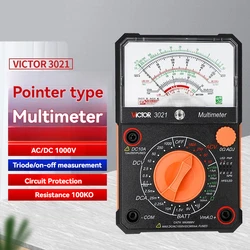 Victor VC3021 Pointer Universal Multimeter High Precision Multi Mechanical Universal Multimeter 1000v