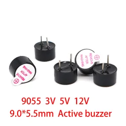 10PCS/LOT 9.0*5.5mm 9055 3V 5V 12V Active Piezo Buzzers/9055 9.0*5.5mm 5.5R 16R 42R Passive buzzer Mini Buzzer
