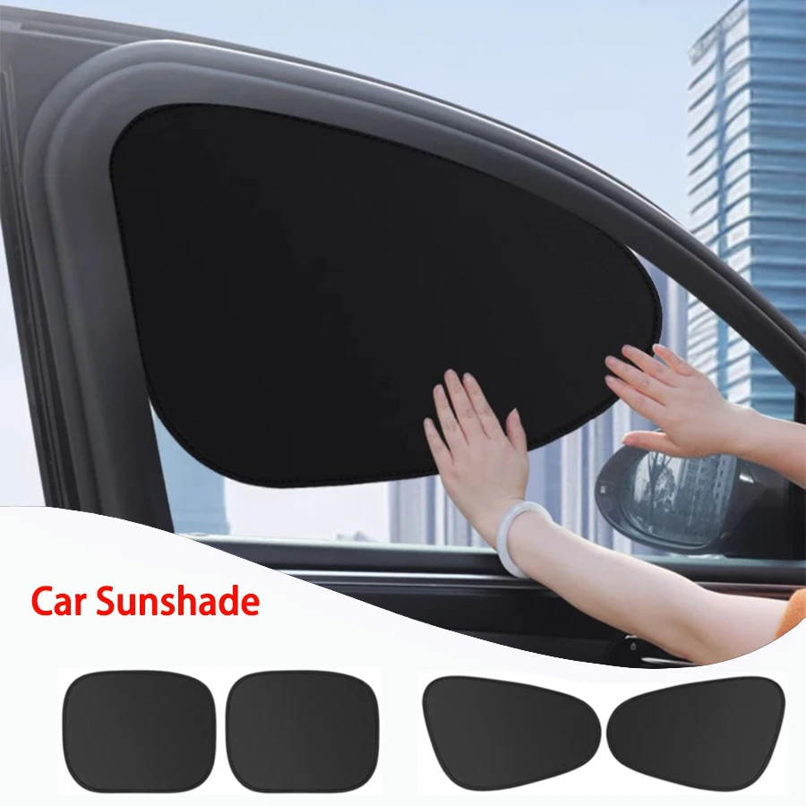 Car Side Window Sunshade Cover Car Sunshade Inside Electrostatic Adsorption Side Curtain Car Hot Shield Screen Anti-Glare Protec