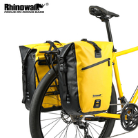 Rhinowalk Bike Back Seat Rack Bag Waterproof Travel Cycling Bag 27L 1PC Bicycle Rear Rack Tail Seat Trunk Bicycle Panniers Bag