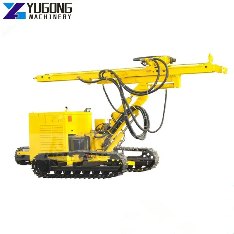 YG DTH 80 Meter 100M Mining Water Well Drilling Rig 200M Depth Borehole Water Well DTH Drilling Rig with Air Compressor Deposit