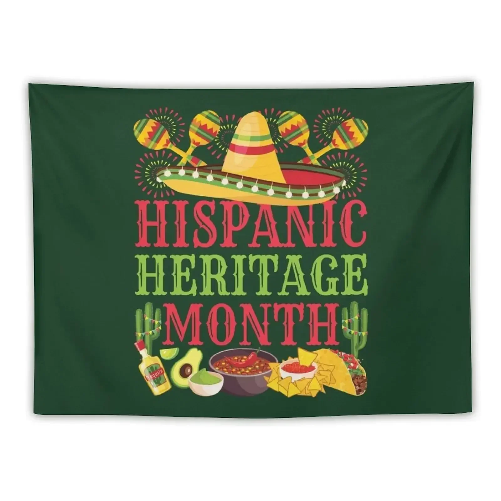 

National Hispanic Heritage Month Tapestry Room Design Wallpapers Home Decor Wall Art Bedroom Decor Aesthetic Tapestry