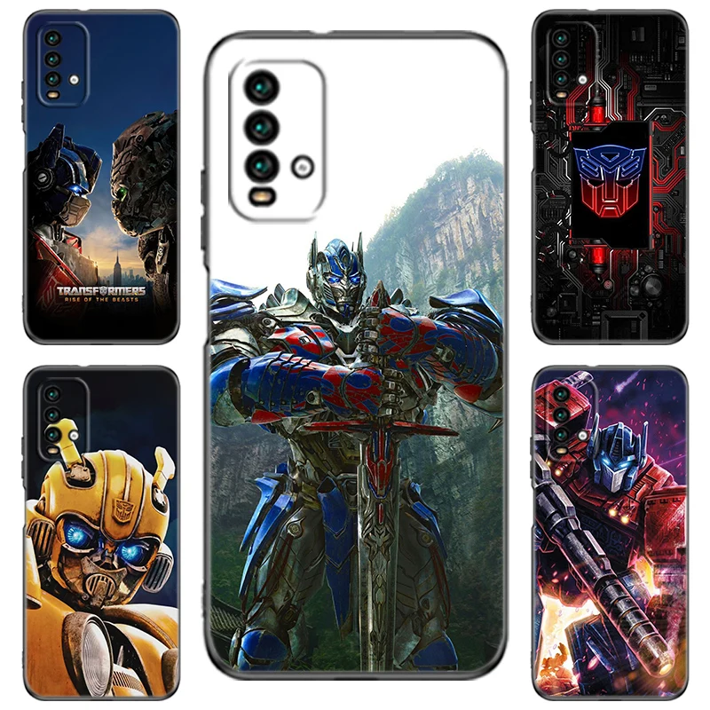 T-Transformerss Optimus Prime Phone Case For Redmi 10 Prime A1 A2 Plus K30 K40 Gaming K60 Pro 9 9A 9C 9T 10A 10C 12 12C 13C