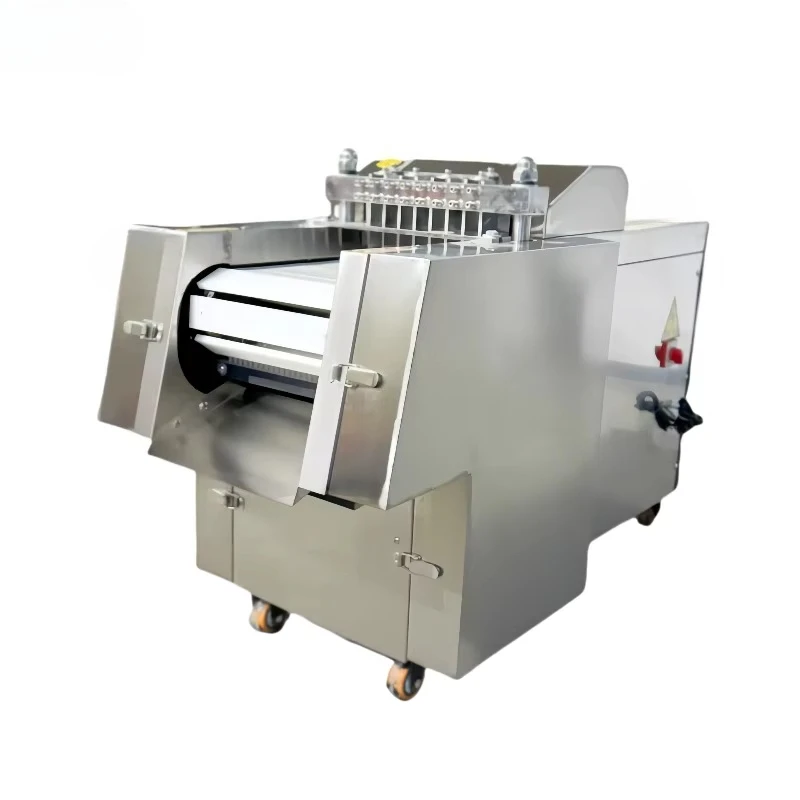 Factory Direct High Quality Semi Automatic Motor Chicken Nuggets Cutting Machine Chicken Cutting Meat Processing Machinery