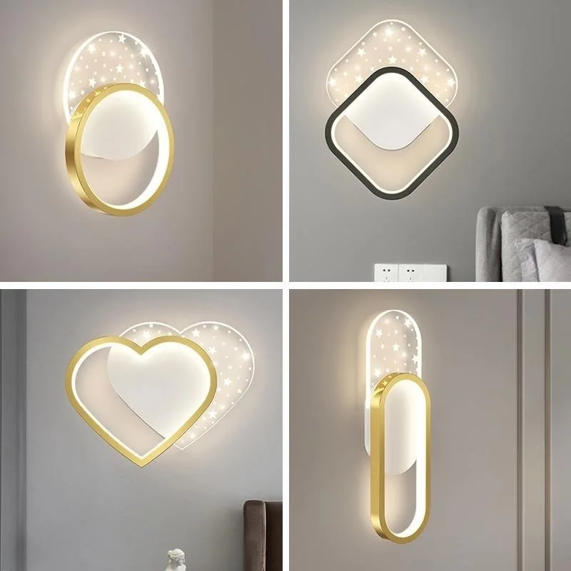 Lámpara De Pared acrílica Led, Luces Para Habitacion Para dormitorio, Espelhos De Paredes Lampara Pared Cabeceros Murale Chambre Chevet