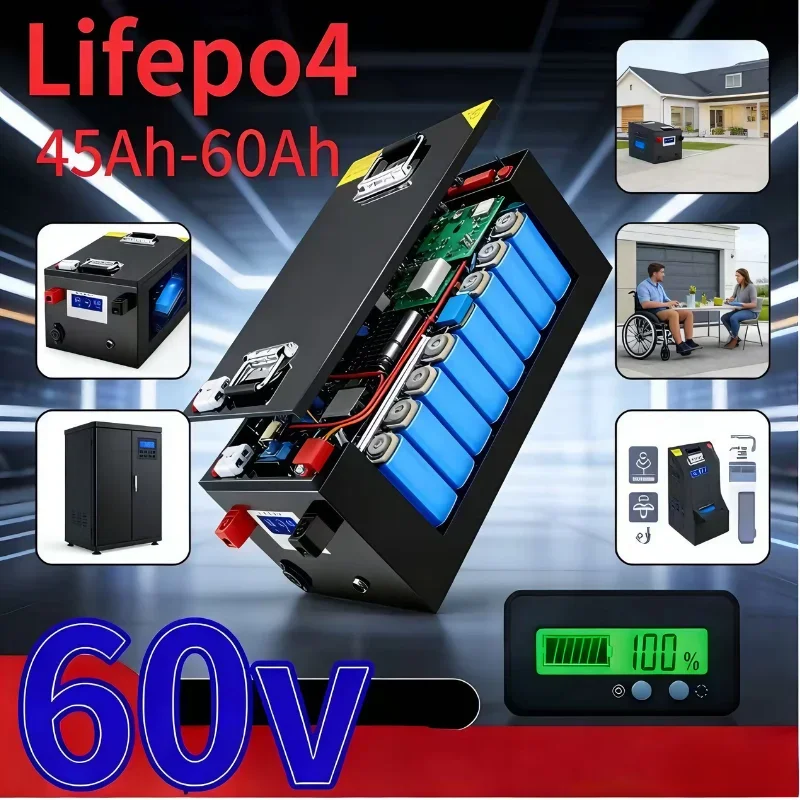 

Top-Tier LiFePO4 60V 45Ah/50Ah/60Ah Batteries | 3000W Compatible – The Ultimate Reliable Energy Solution for Mini Motorized 3-W