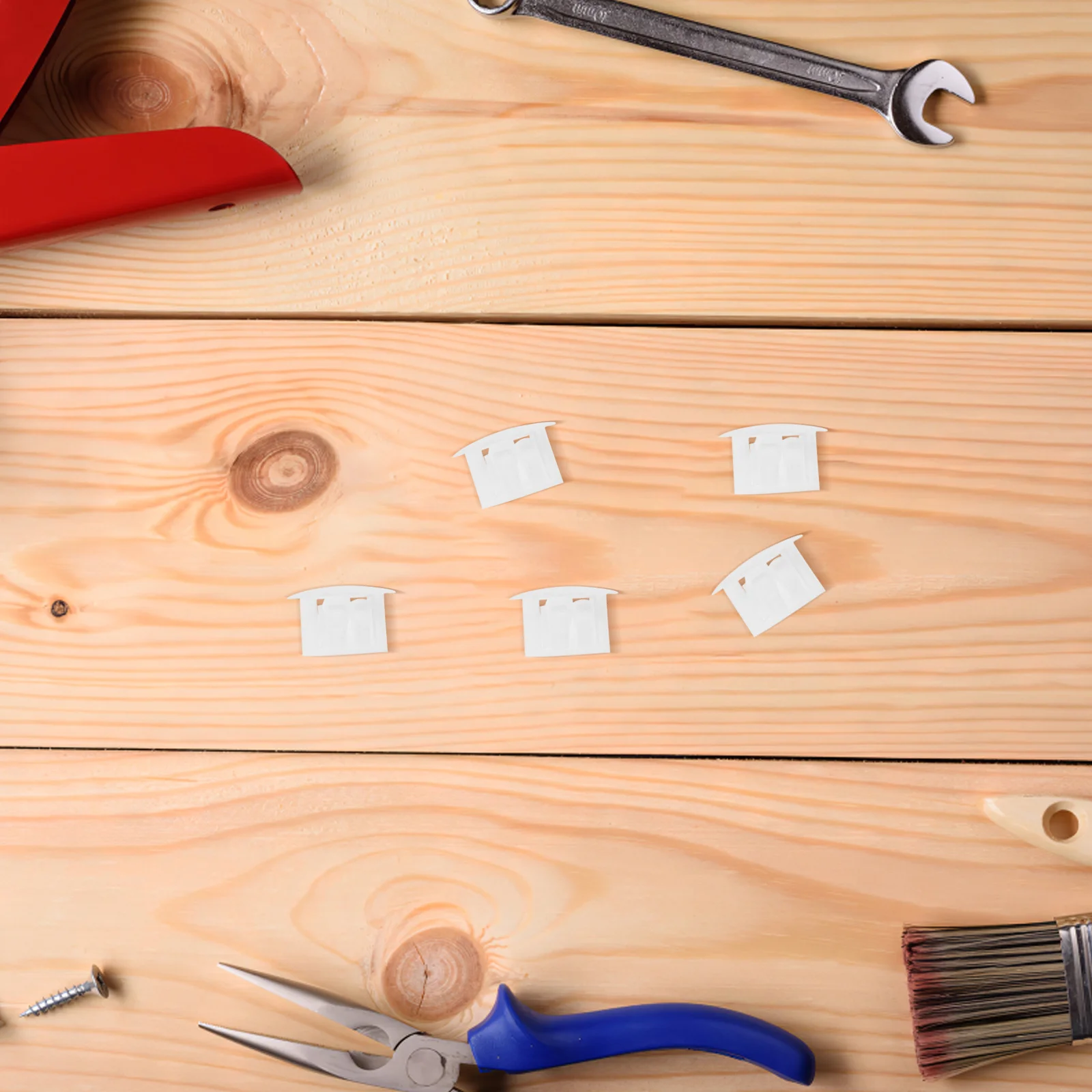 

100pcs Plastic Cover Cabinet Screw Hole Filler Plug White Round Screw Caps For Furniture Door Cabinet Diy Projects End Caps