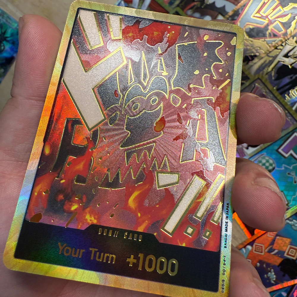 30 قطعة/المجموعة OPCG TCG GOLD دون!! بطاقة المجموعة أفضل PRB-02 احباط الإنجليزية سوبر موازية احباط NM الانكسار فلاش هدايا الطفل