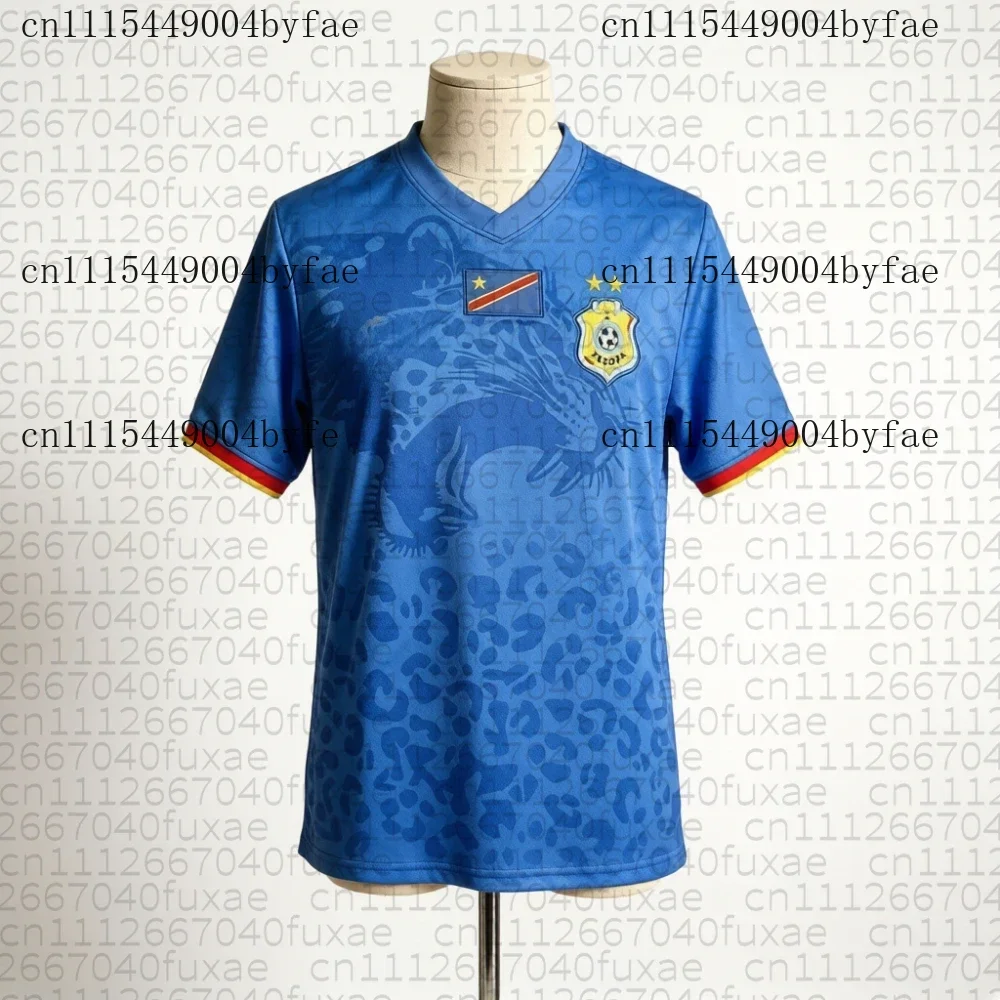 Congo National Team Away Jersey,Breathable, Quick Drying Thai Version Sports Football Jersey, on Field Training Family Matching