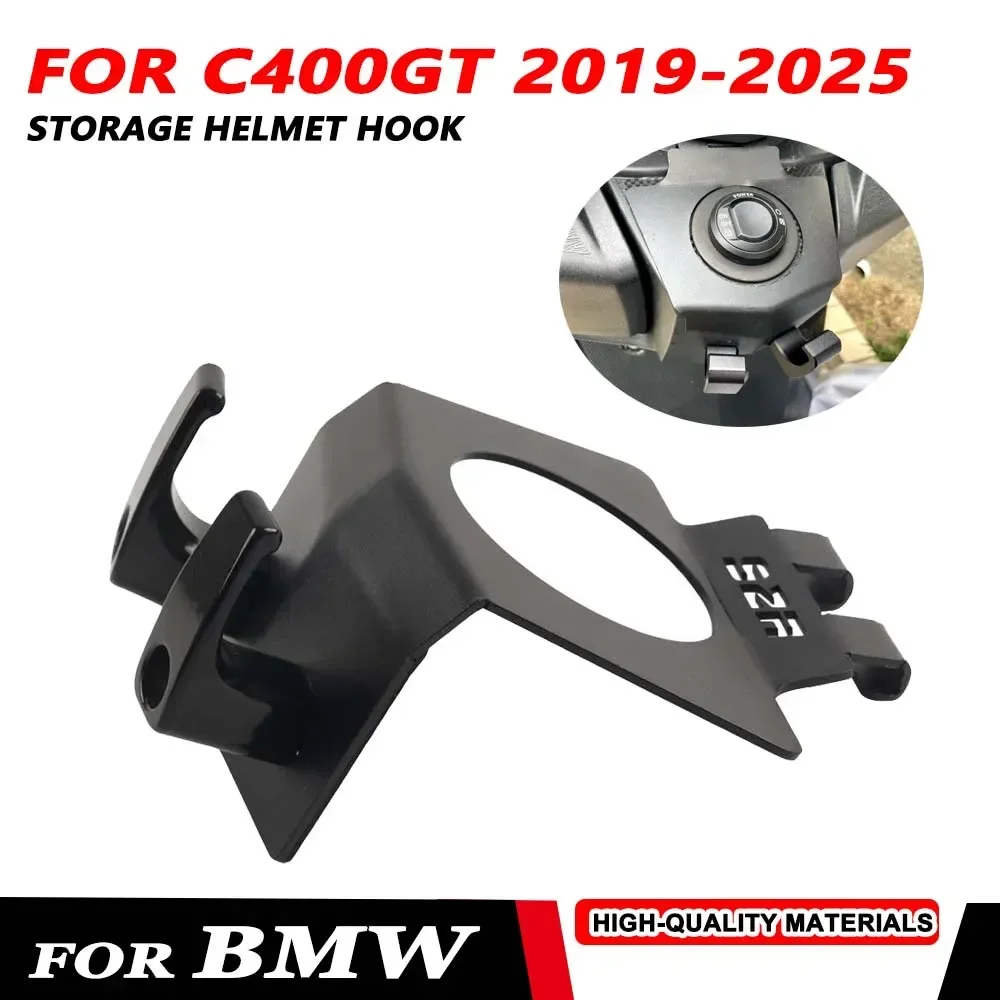 

For BMW C400 GT C400GT 2019 2020 2021 2022 2023 2024 2025 Motorcycle Helmet Hook Hanger Holder Scooter Luggage Storage Bag Hooks