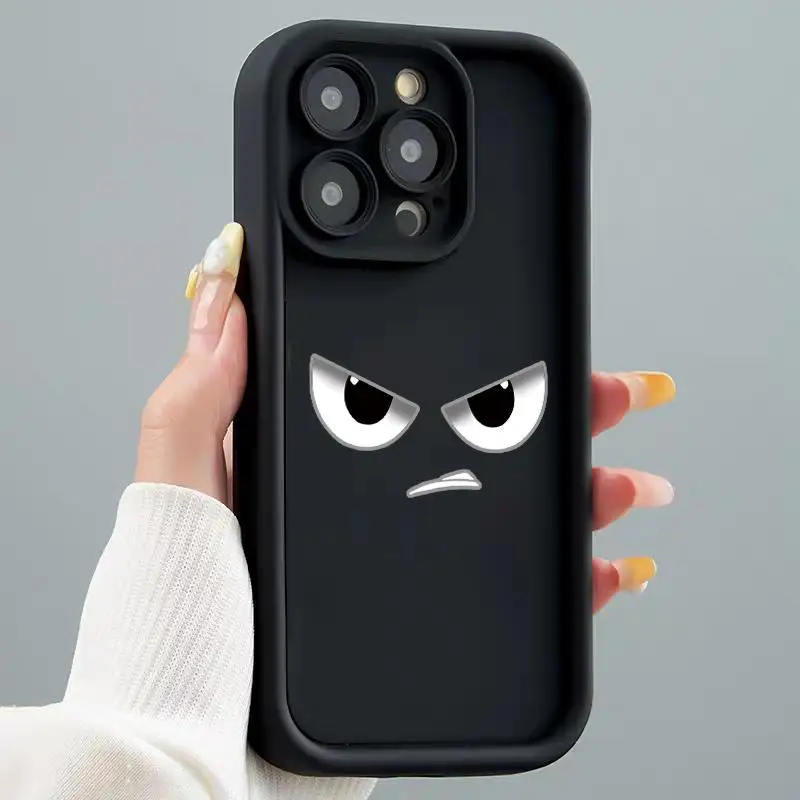 

This angry phone case for iPhone11-17 pro max Phone Case Soft TPU BumperDrop Protaection Rugged Durable Back