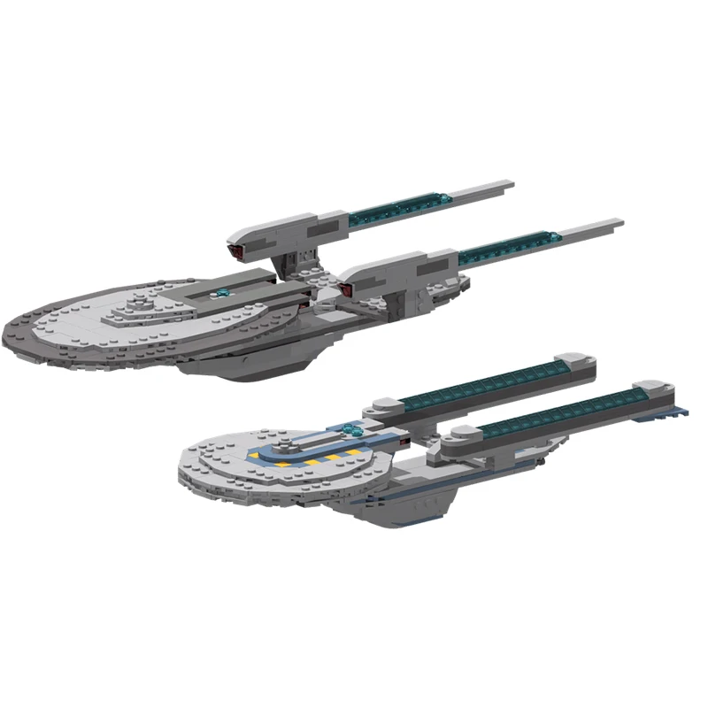 391 قطعة MOC Excelsior II-Class المركبة الفضائية السلس طبعة اللبنات هدية الكريسماس عرض جاهز لتقوم بها بنفسك مشروع مثالي للأطفال #4