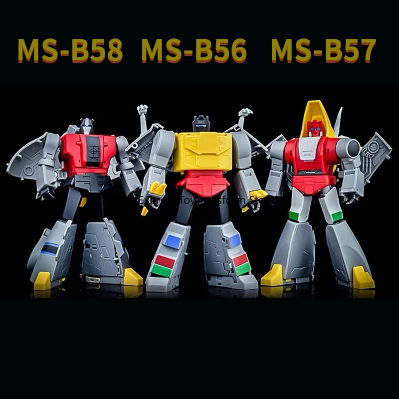 

MS-Toys G1 Small Scale MS-B57 Slag MS-B58 Sludge MS-B56 Grimlock Mech Dinosaurs Transforming Toy Model
