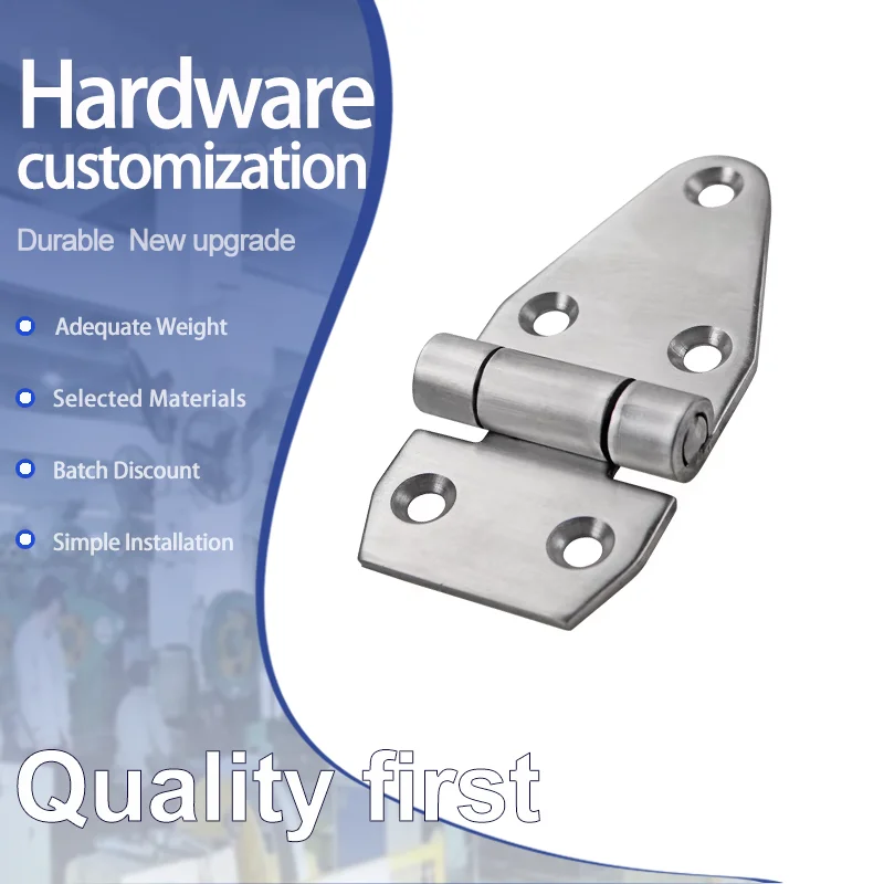 

Heavy Industrial Equipment Thickened Hinges Mechanical Precision Casting High-Strength 304 Stainless Steel