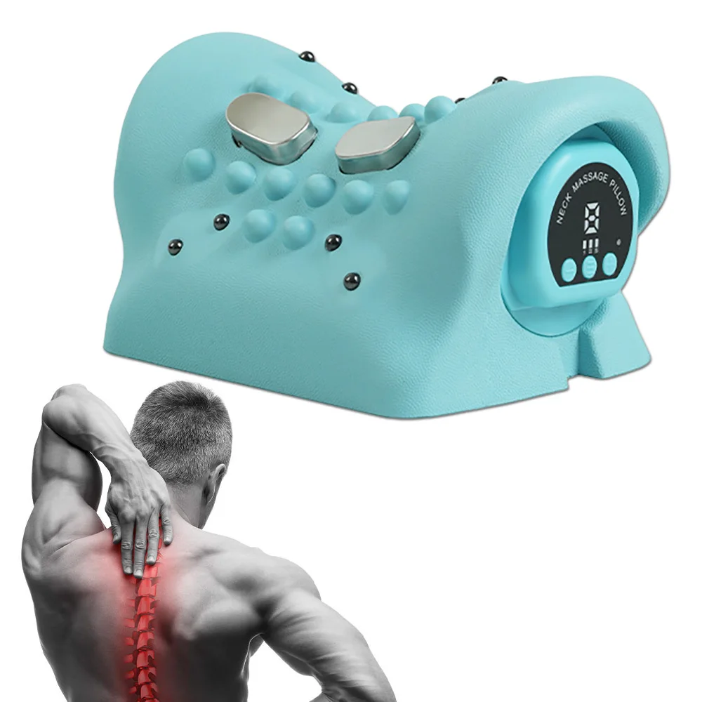 Elektrische Hals Bahre Pulse Zervikale Traktion Entspannen Heizung Zervikale Chiropraktik Traktion