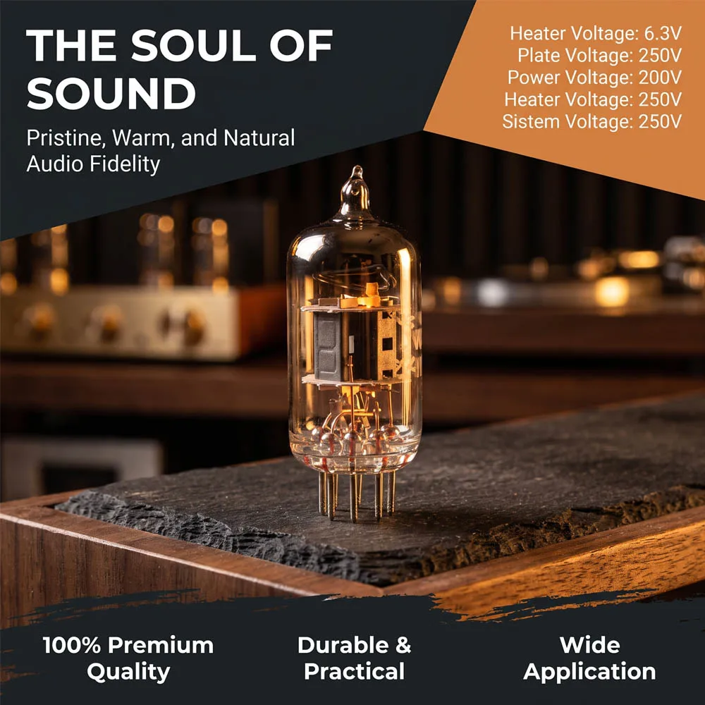 DIY 6J1P 6J1 Valve Vacuum Tube for PreAmplifier Board Headphone Amplifier Preamp Module Replace 6J2