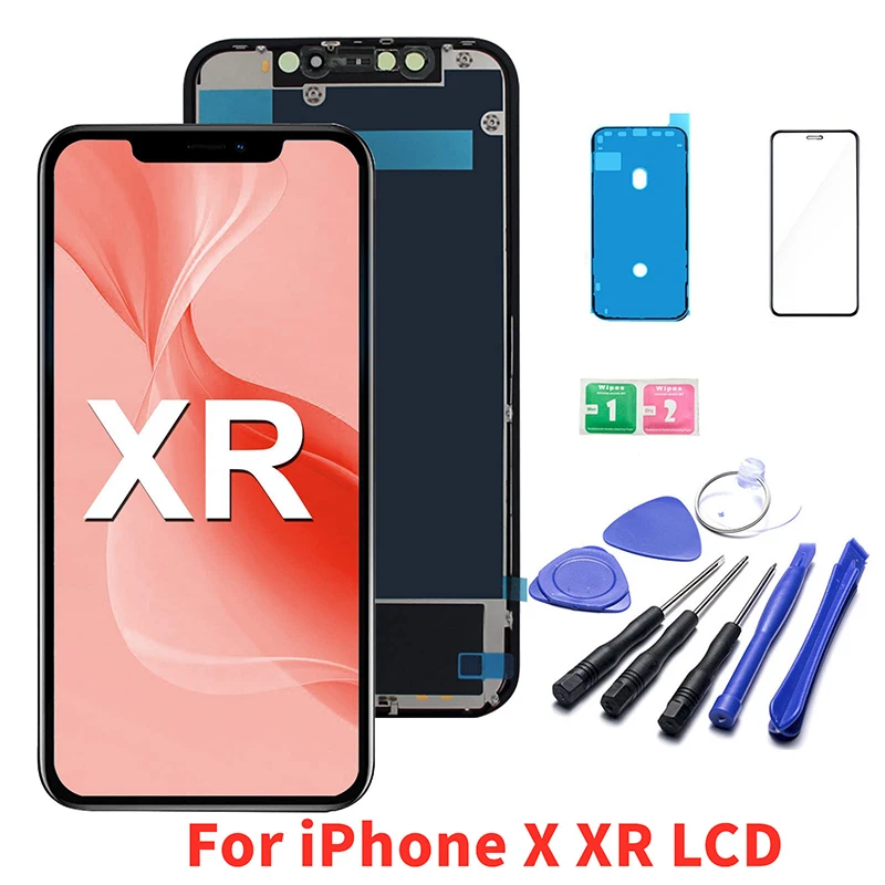 AAA++ OLED Pantalla For iphone XR LCD Display Touch Screen Digitizer Assembly For iPhone XR OLED LCD Screen Display Replacement