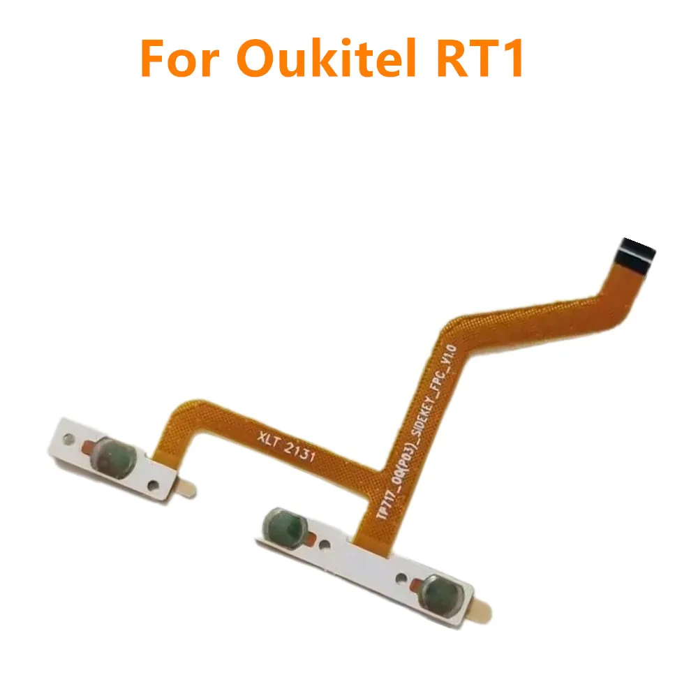 

New For Oukitel RT1 10.1inch TAB Tablet PC Original Parts Power On Off Button+Volume Key Flex Cable Side FPC Repair Accessories