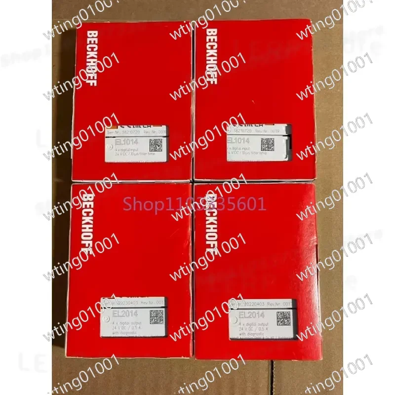 for BECKHOFF Genuine Terminal Blocks EL1004 EL2004 EL6021 EL2502 EL6002 EL3004 EL3062 EL3064 EL3702 Industrial Automation IO