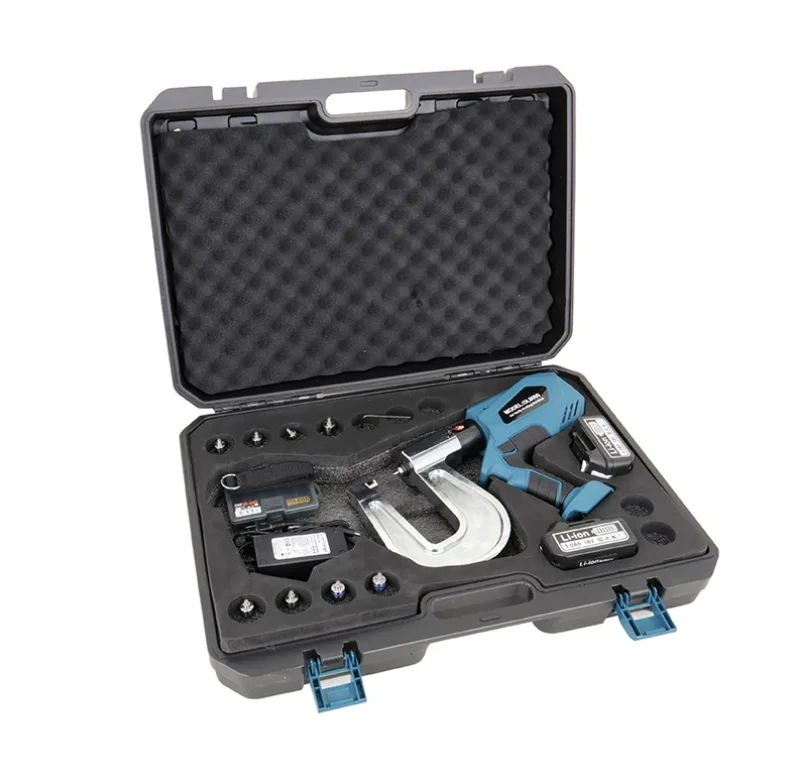 Heavy-Duty Auto Sheet Metal Riveting Tool, Electric Hydraulic Punch for Aluminum Body, Press Riveter and Removal Mold