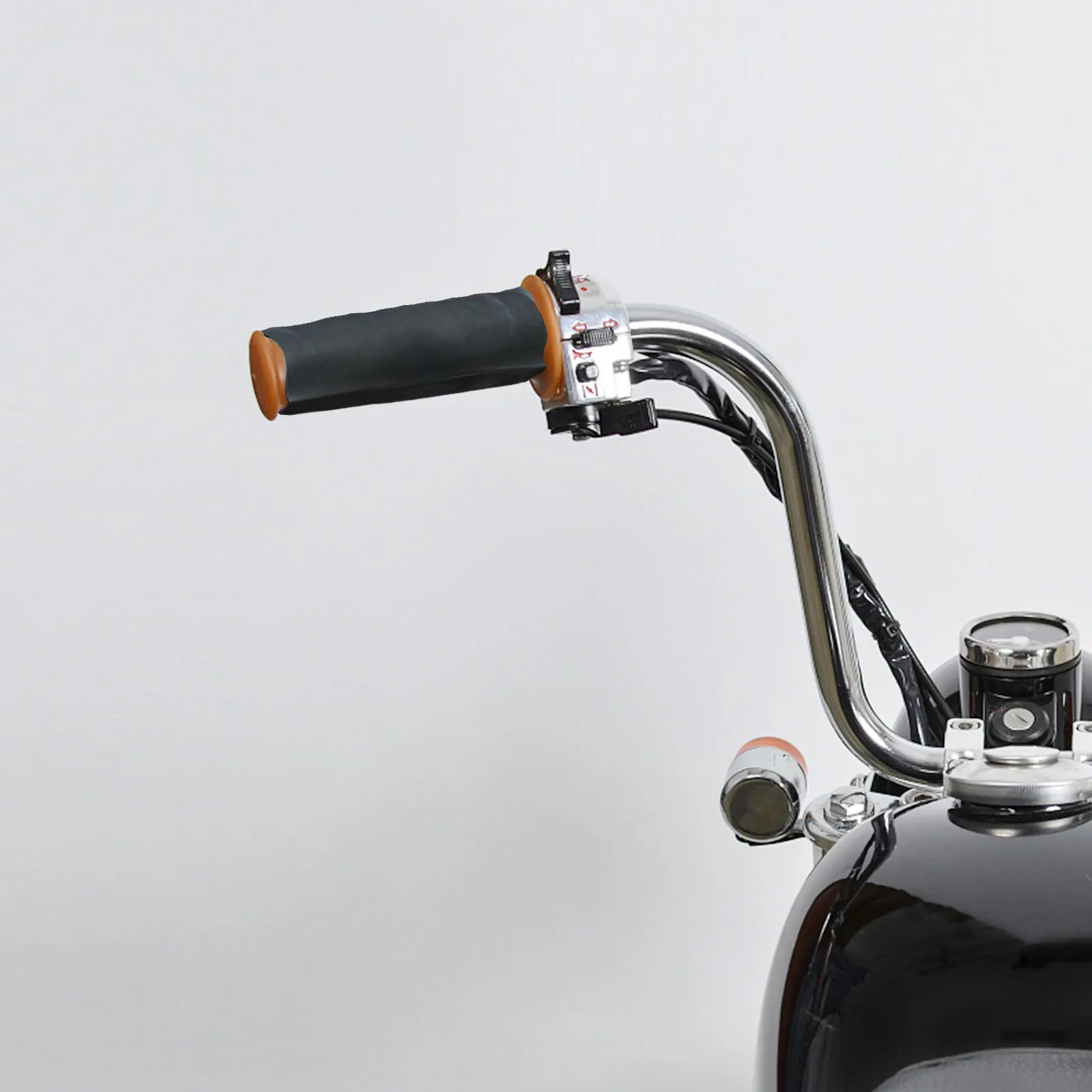 

1 Pair Electric Heated Handlebar Covers Universal 12V Motorcycle Heating Grip Covers Winter Riding Warmth Tool Motorcycle